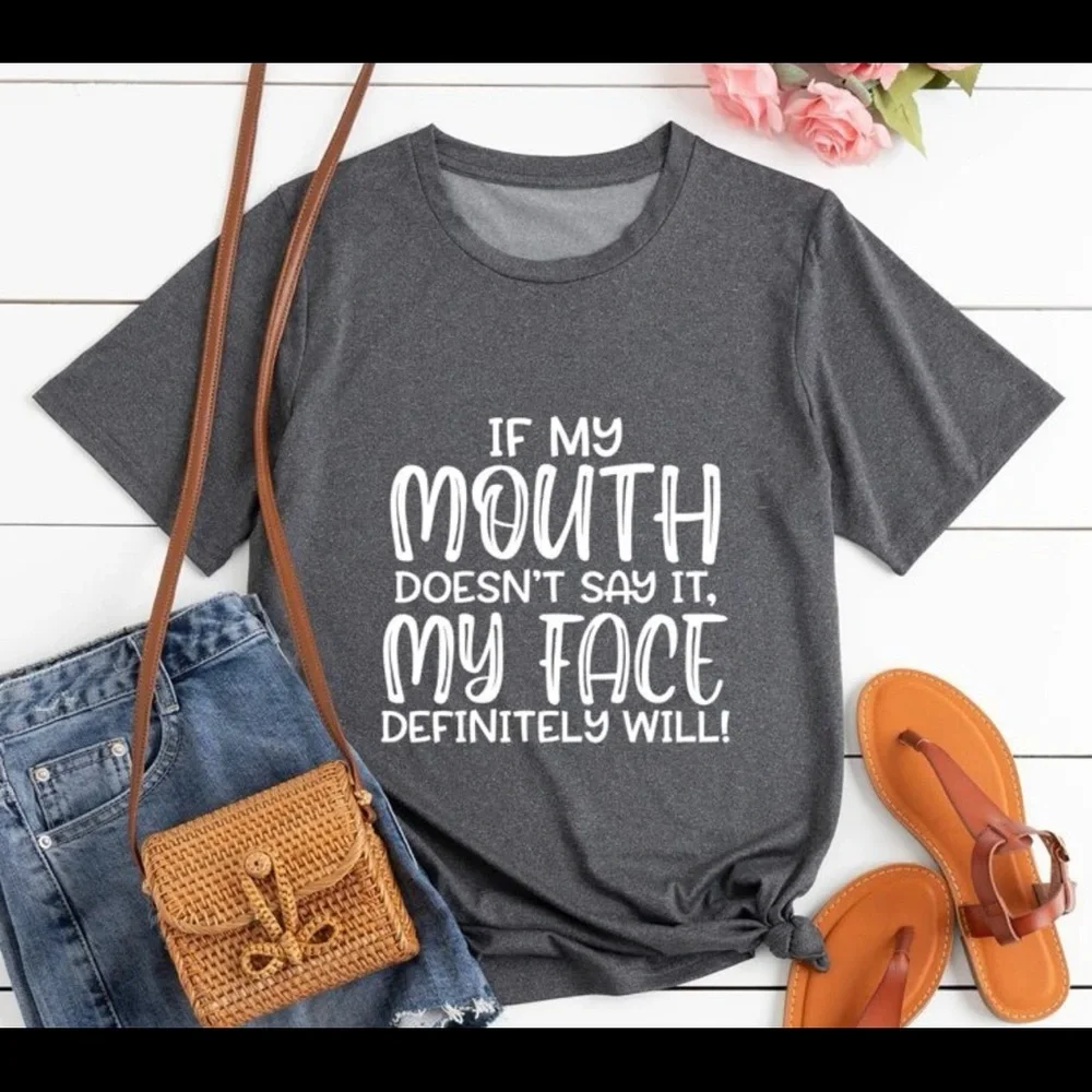 Slogan T-Shirt - Picture 1 of 2